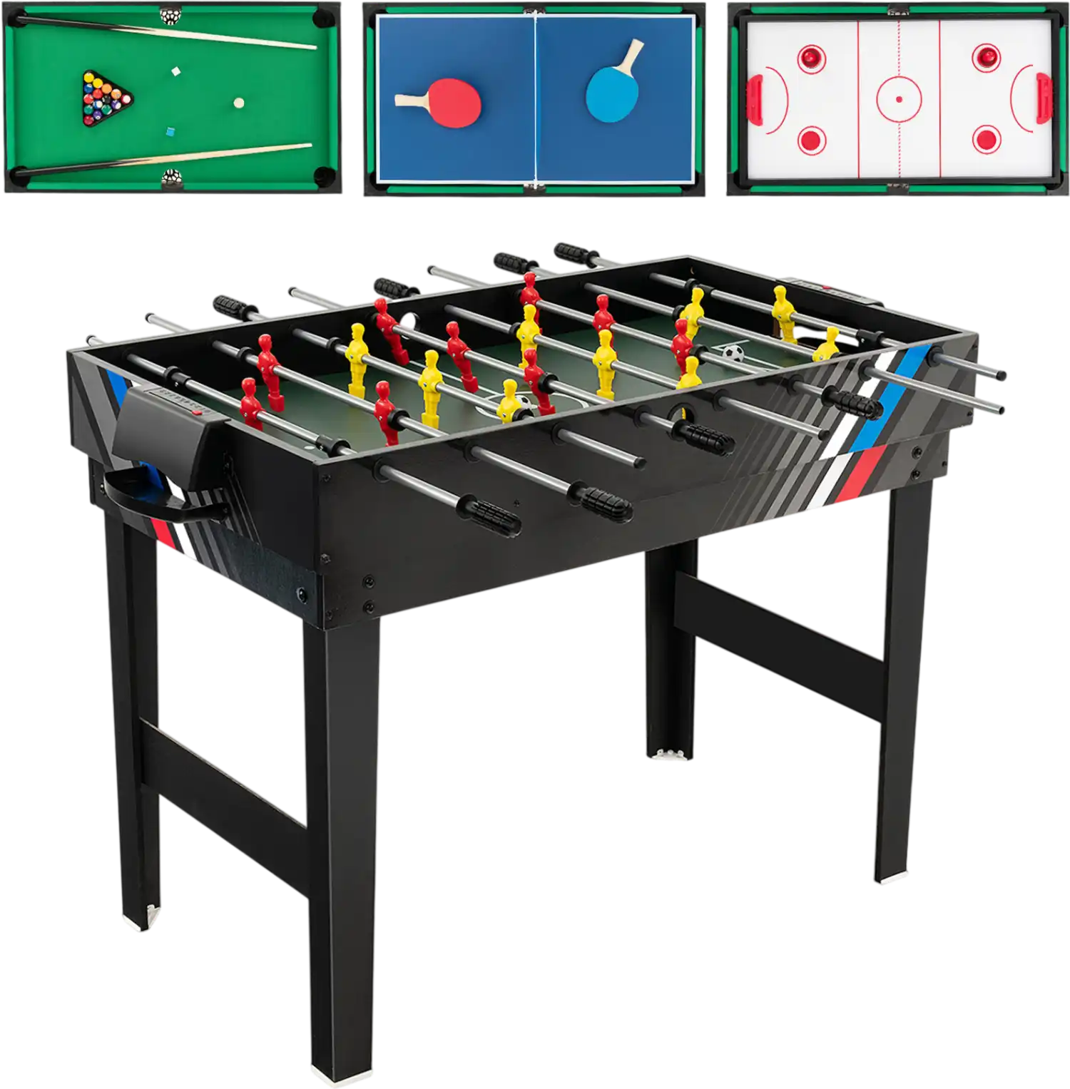 Costway 4-in-1 Multi Game Table Pool Billiards 76521934 New