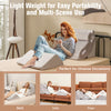 Gray 4-piece wedge pillow set for back, neck, and leg pain relief, ideal for bed, sofa, or floor use.