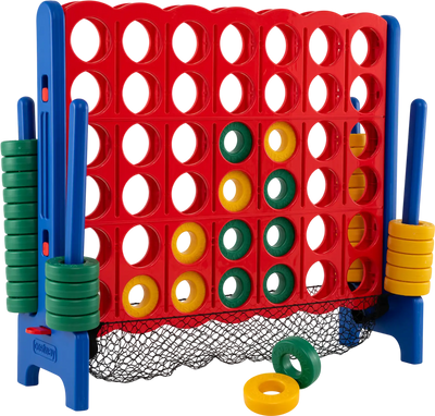 Costway Giant 4-to-Score Game Set w/ Net Storage 27491358 New
