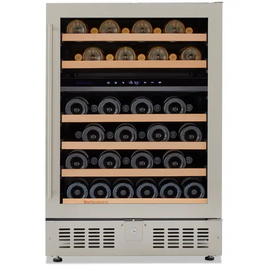 Wine Enthusiast S Wine Cellar 24" Dual Zone Undercounter 46 Bottle Capacity New