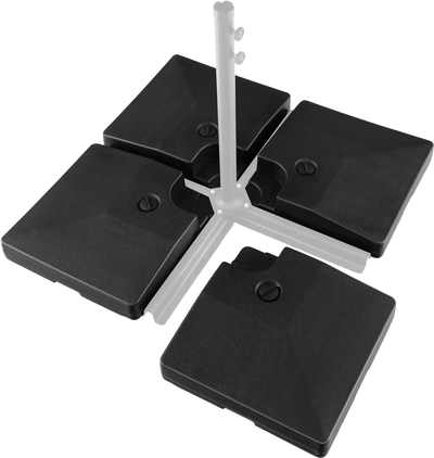 Costway 4-Piece 20L Cantilever Offset Patio Umbrella Base 56734812 New