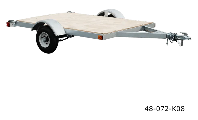 Stirling Open Frame Kit Trailer 4 x 6 ft. 800 lb. Capacity 8" Tires New