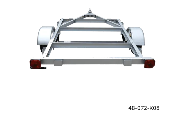 Stirling Open Frame Kit Trailer 4 x 6 ft. 800 lb. Capacity 8" Tires New