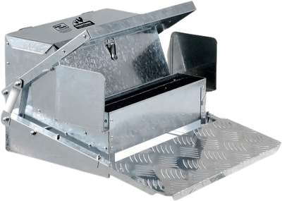 Super Handy GCAT010 Automatic Chicken Feeder 20 lbs Capacity Galvanized Steel New Canada Only