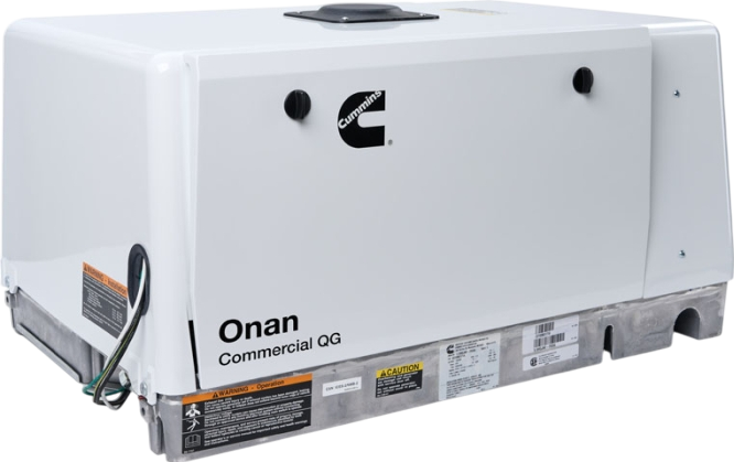 Cummins Onan QG 5500 5.5HGJAE-6757 5500W 120/240V EVAP Commercial Mobile Generator New