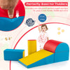 Colorful 5-piece kids climb and crawl playset with soft foam blocks, promoting motor skills and balance for toddlers.