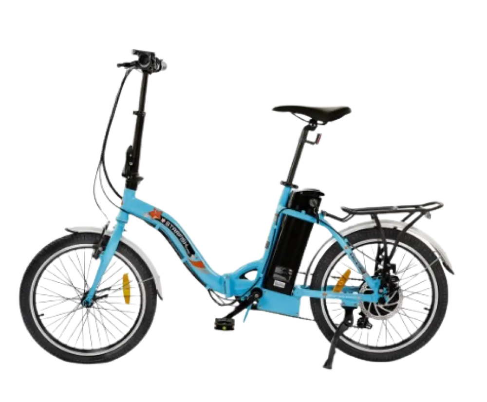 Ecotric Starfish 20inch portable and folding Electric bike -senior, C-NSTA20LED-MB