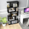 5-Tier Bookshelf with Anti-Toppling Device for Living Room Home Office-Black - Gallery View 1 of 10