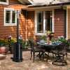50000 BTU Stainless Steel Propane Patio Heater with Trip over Protection-Black - Gallery View 1 of 13