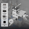 1.5‘’ Spindle Bore Metal Lathe Machine 8'' x 16'' High Precision Brushless Motor Mini 1.5HP Benchtop 0-2500 RPM Variable Speed Metal Working Machine 1.5‘’ Spindle Bore Small Lathe without Stand 0831V