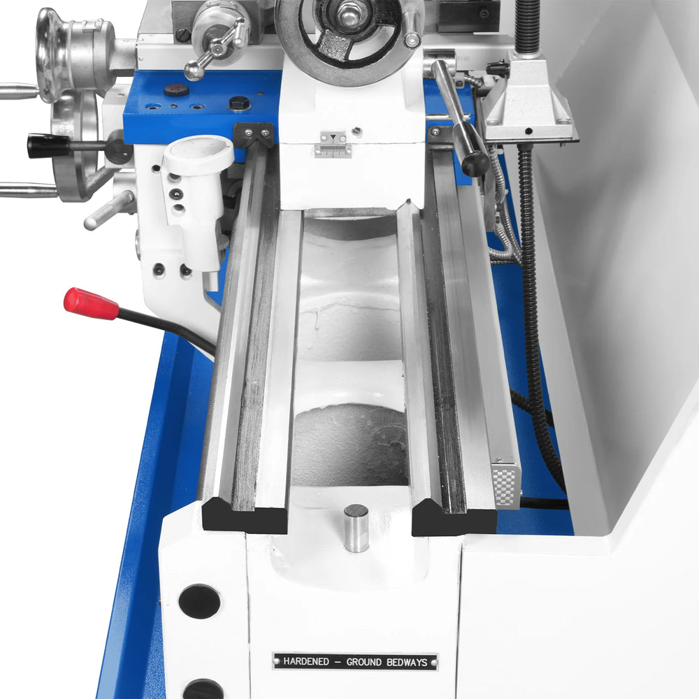 13" x 37" Industrial Heavy Duty Bench Metal Lathe 1.5HP/1100W Metal Working Lathe High Precision 64-1500 RPM Variable Speed with Four-axis sliding system 1337G4