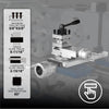 13" x 40" Industrial Heavy Duty Bench Metal Lathe 2HP/1500W Metal Working Lathe High Precision 70-2000 RPM Variable Speed with Four-axis sliding system 1340G