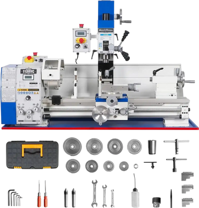 MechMaxx 1130VC Combination Lathe Milling Machine 2 HP 11