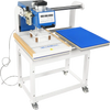 16x24 Inch Commercial Pneumatic Dual Platen Heat Press - Auto Lift Digital Sublimation Transfer Machine with AIRTAC Pneumatic Parts & Adjustable Pressure (110V 2.2HP)