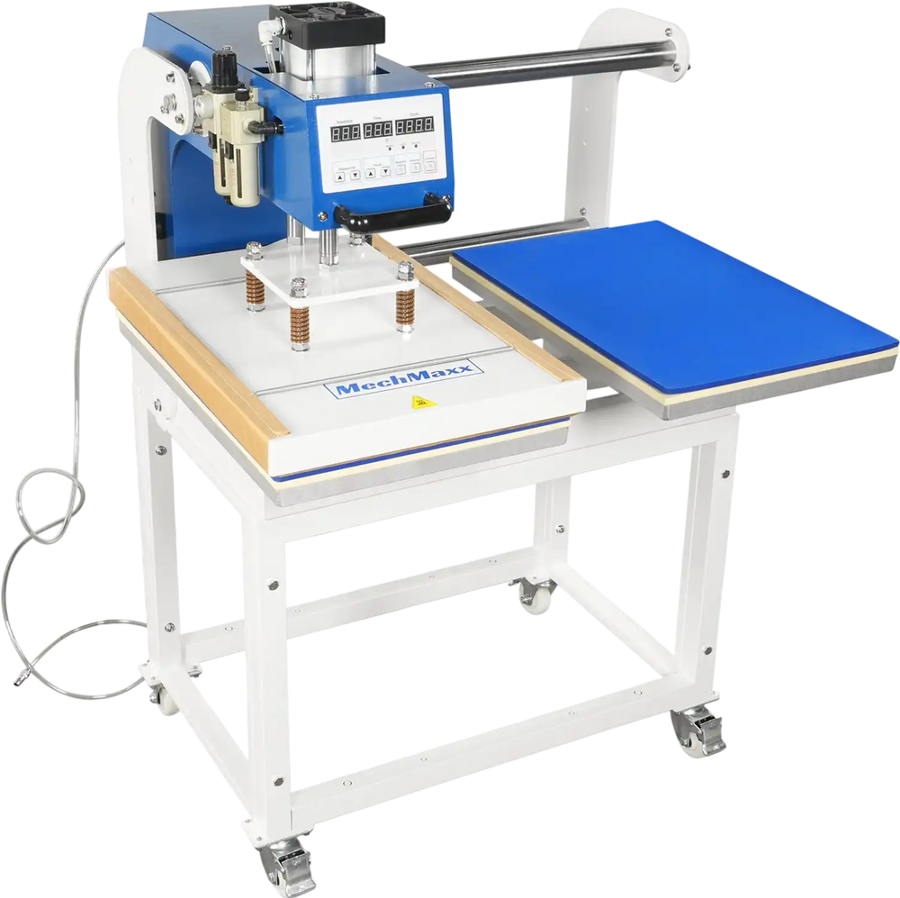16x24 Inch Commercial Pneumatic Dual Platen Heat Press - Auto Lift Digital Sublimation Transfer Machine with AIRTAC Pneumatic Parts & Adjustable Pressure (110V 2.2HP)