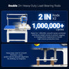 16x24 Inch Commercial Pneumatic Dual Platen Heat Press - Infrared Positioning Auto Lift Sublimation Transfer Machine with Full Touch LCD Screen  (110V 2.2HP)