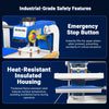 20x24 Inch (50x60cm) Commercial Pneumatic Dual Platen Heat Press Auto Lift Sublimation Transfer Machine with AIRTAC Pneumatic Components (110V 4HP)