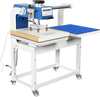 20x24 Inch (50x60cm) Commercial Pneumatic Dual Platen Heat Press Auto Lift Sublimation Transfer Machine with AIRTAC Pneumatic Components (110V 4HP)