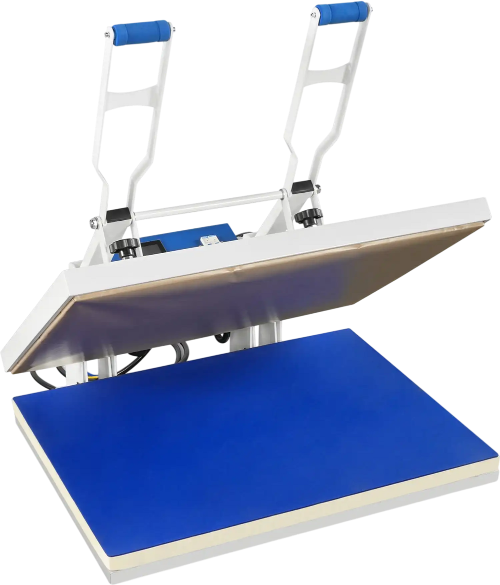 24"x32" Large Format Manual Heat Press Machine 220V 6.4HP Digital Control for T-Shirts & Sublimation (No Plug)
