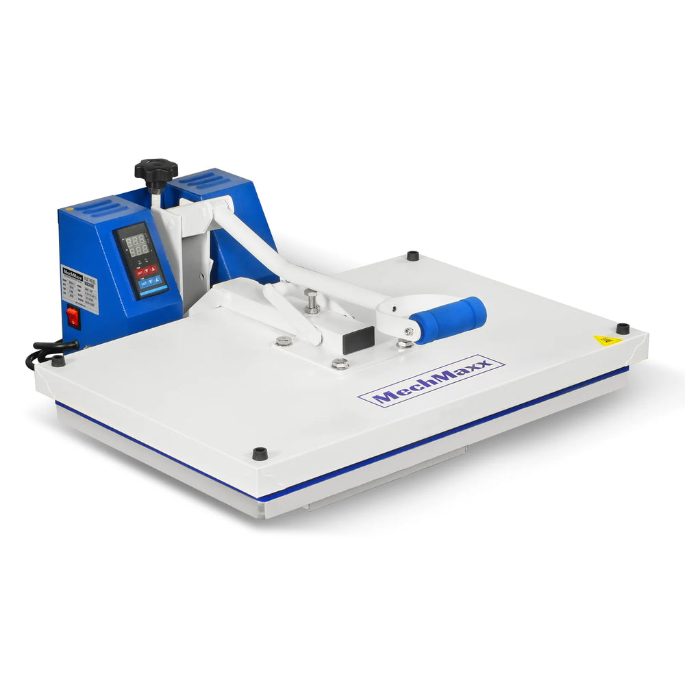 16"x24" Manual Heat Press 110V 1.87HP/1400W - Teflon-Coated Aluminum Heating Plate,Aluminum Worktable, Digital Control for T-Shirts/Sublimation