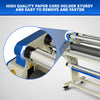 65" Wide Format Full-Auto Cold & Heat Assisted Pneumatic Laminator Machine with 4 Trimmers, Max Speed 40ft/min, 63" Max Width, 1.1" Max Thickness, Infrared Heating, Digital Control Pneumatic Roller Lifting (Requires Air Compressor, Not Included) 1700-B1