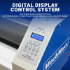 65" Wide Format Full-Auto Cold & Heat Assisted Pneumatic Laminator Machine with 4 Trimmers, Max Speed 40ft/min, 63" Max Width, 1.1" Max Thickness, Infrared Heating, Digital Control Pneumatic Roller Lifting (Requires Air Compressor, Not Included) 1700-B2