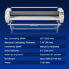 63" Wide Format Pneumatic Laminator Manual Cold Laminating Machine 60" Max Laminating Width,Pneumatic Roller Lift Portable Stand Included, 0.78" Max Thickness (Requires Air Compressor, Not Included) 1600-C2