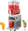 Commercial slushy machine with 15L capacity, featuring rapid freezing, user-friendly controls, and easy cleaning design.
