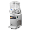 Commercial slushy machine with a 15L capacity, featuring rapid freezing, user-friendly controls, and self-cleaning design.