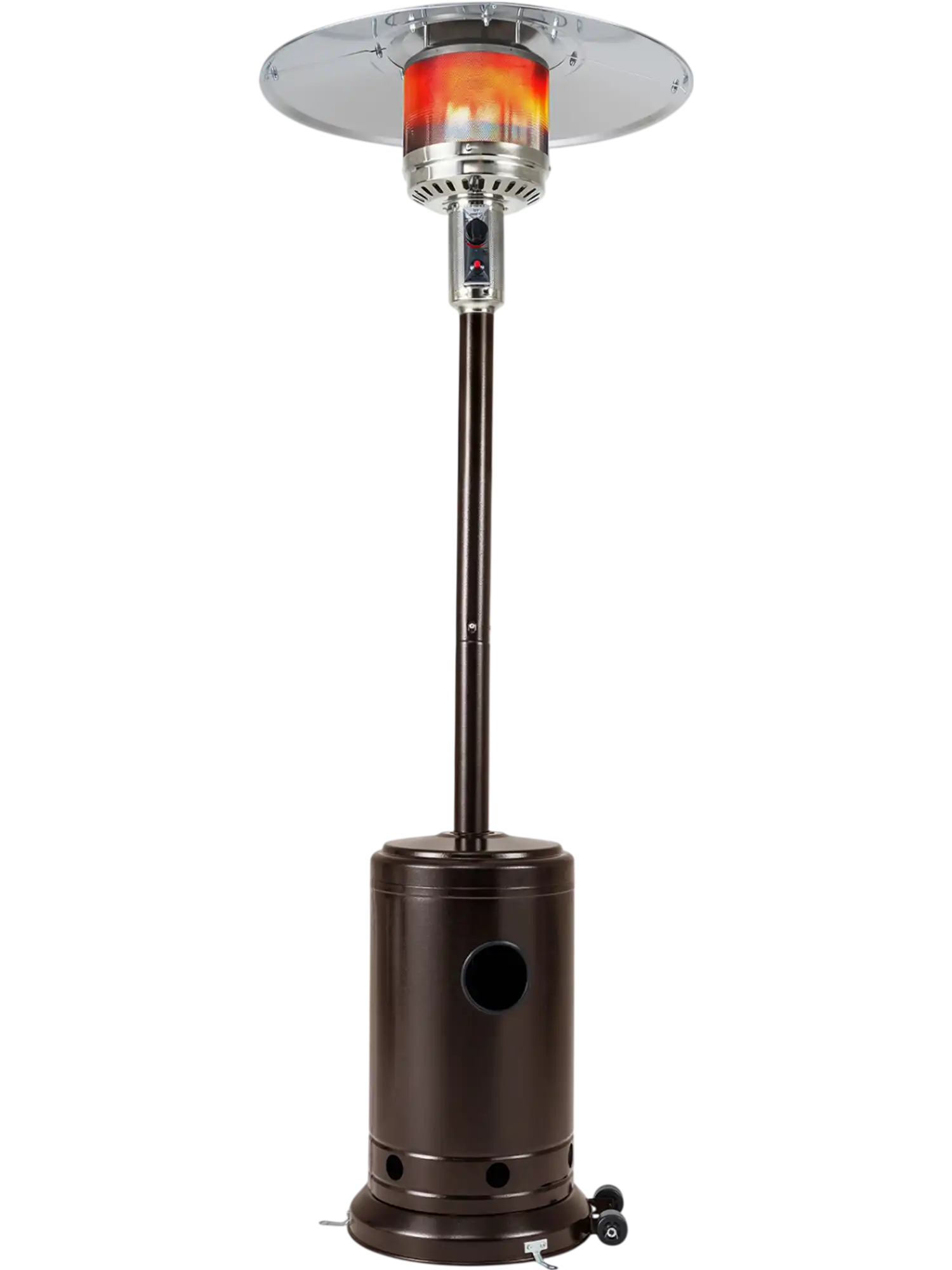 Costway 50,000 BTU Patio Propane Gas Heater Stainless Steel Burner 21226390 New