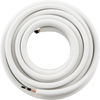 50 Feet Mini Split Line Set with 1/4 Inch and 3/8 Inch O.D. Copper Pipes Tubing