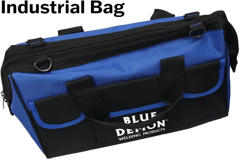 Blue Demon Student Welding Kit with Tool Bag PPE and True View Hood New