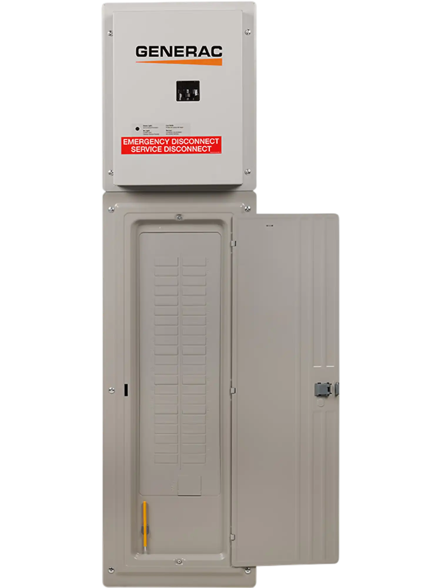 Generac 9943 Automatic Transfer Switch 200A Service Entrance Rated Surge Protection 42-60 Circuit Load Center New