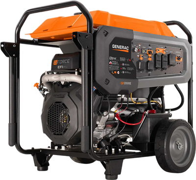 Generac 8939 GP20000E Generator 20,000W/22,500W Gas EFI 50A Low THD CO Sense Electric Start New