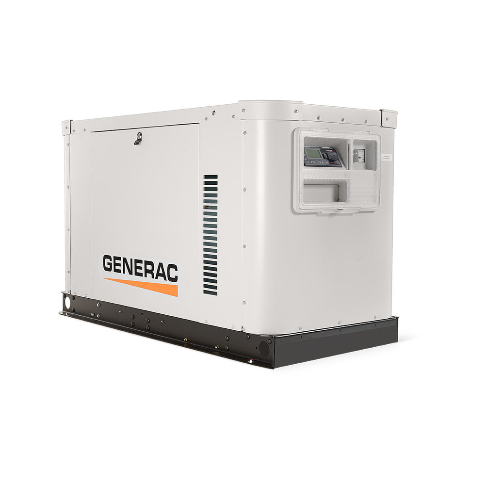 Generac 25kW Standby Generator Dual Fuel Propane Natural Gas Liquid Cooled 1 Phase 120/240V CARB XG02525AUAX New