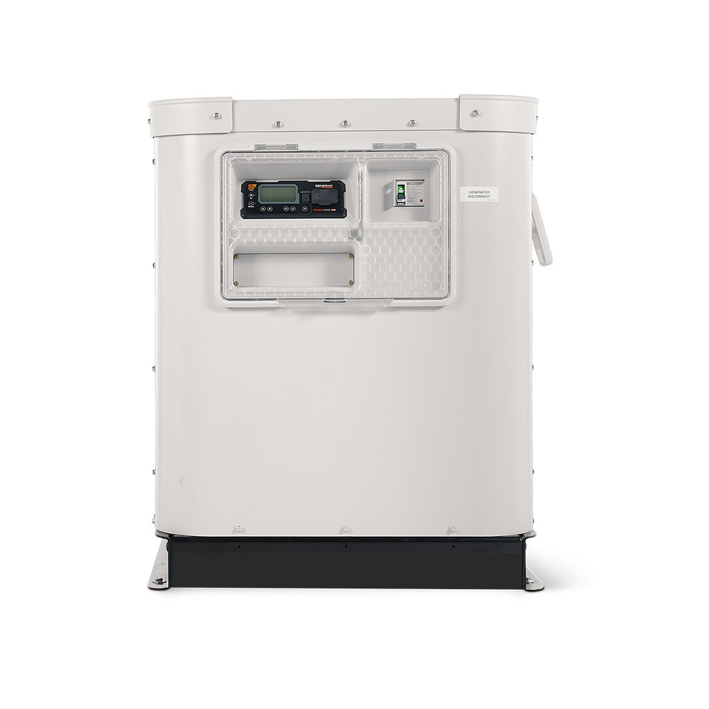 Generac 25kW Standby Generator Dual Fuel Propane Natural Gas Liquid Cooled 1 Phase 120/240V CARB XG02525AUAX New