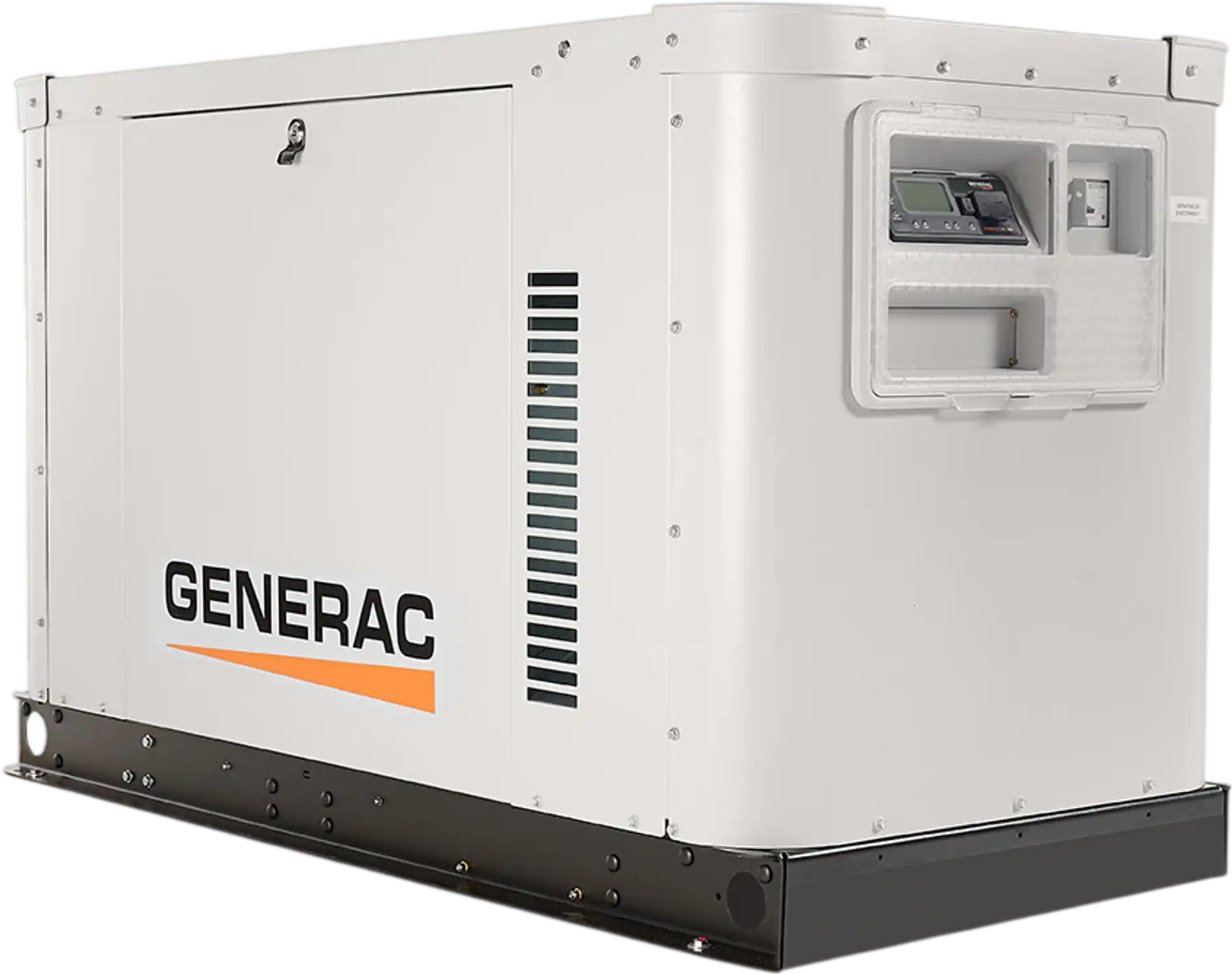 Generac 30kW Standby Generator Dual Fuel Propane Natural Gas Liquid Cooled 1 Phase 120/240V CARB XG03025AUAX New