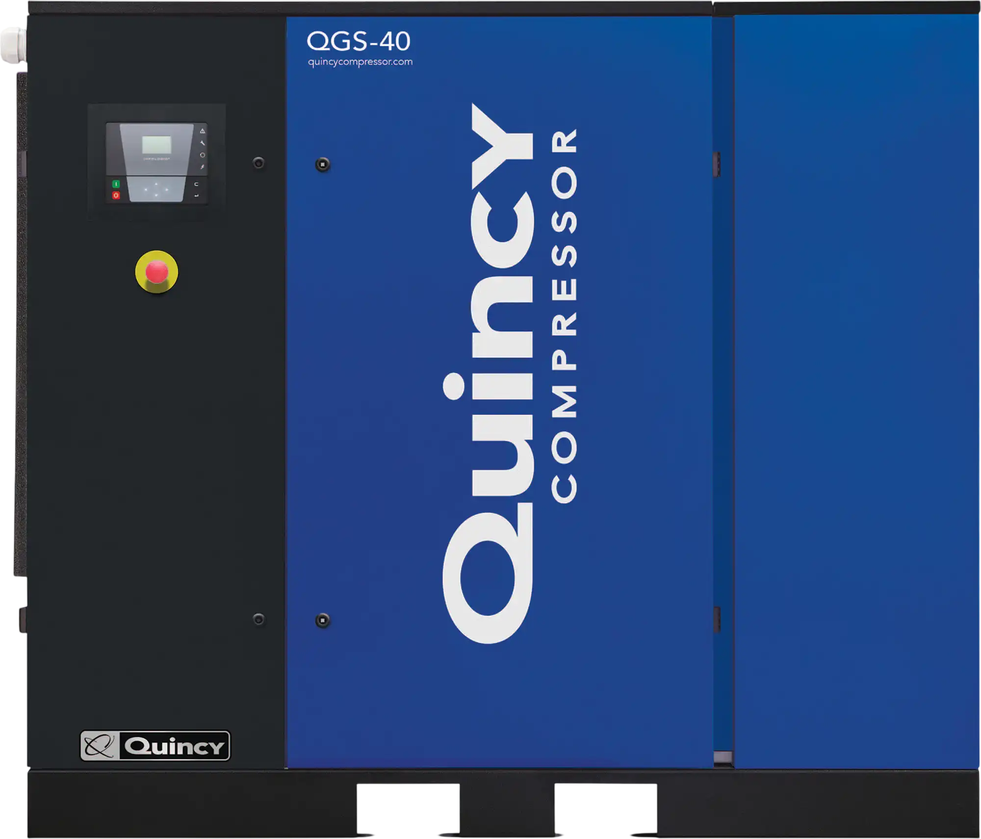 Quincy Compressor QGS Rotary Screw Air Compressor with Dryer 40 HP, 230/460 Volt, 3 Phase, 177 CFM, No Tank New