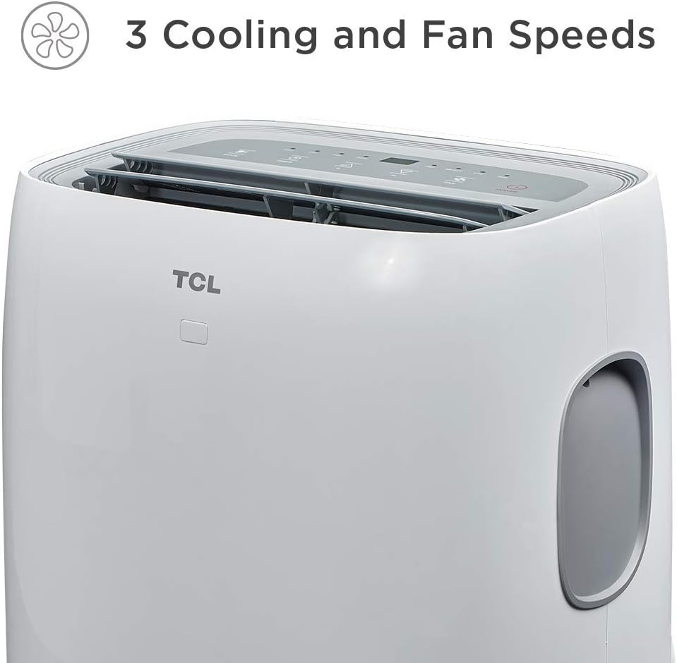 TCL 12,000 BTU 3-In-1 Portable Air Conditioner and Dehumidifier Covers 300 sq. ft. Remote Control 12P32 New