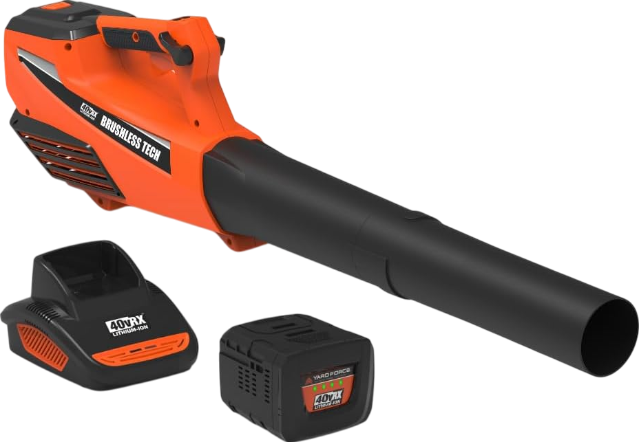 Yard Force Cordless Leaf Blower 550 CFM 40V Li-Ion Battery Powered YF40vRX New