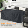 Oxford cloth cover for a 51-inch propane fire pit table, providing protection and durability for outdoor use.