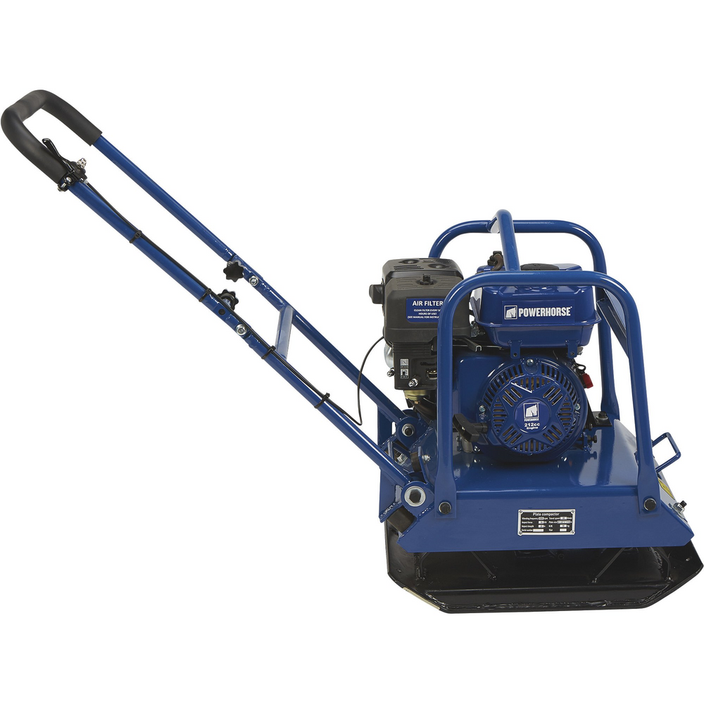 Powerhorse 52313 Single-Direction Plate Compactor 21.5" x 17.7" 7HP 5,500 VPM Compaction Force of 3950 lbs New