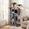 52 Inch Tall Cat Tree Tower for Indoor Cats-Light Gray - Gallery View 1 of 10