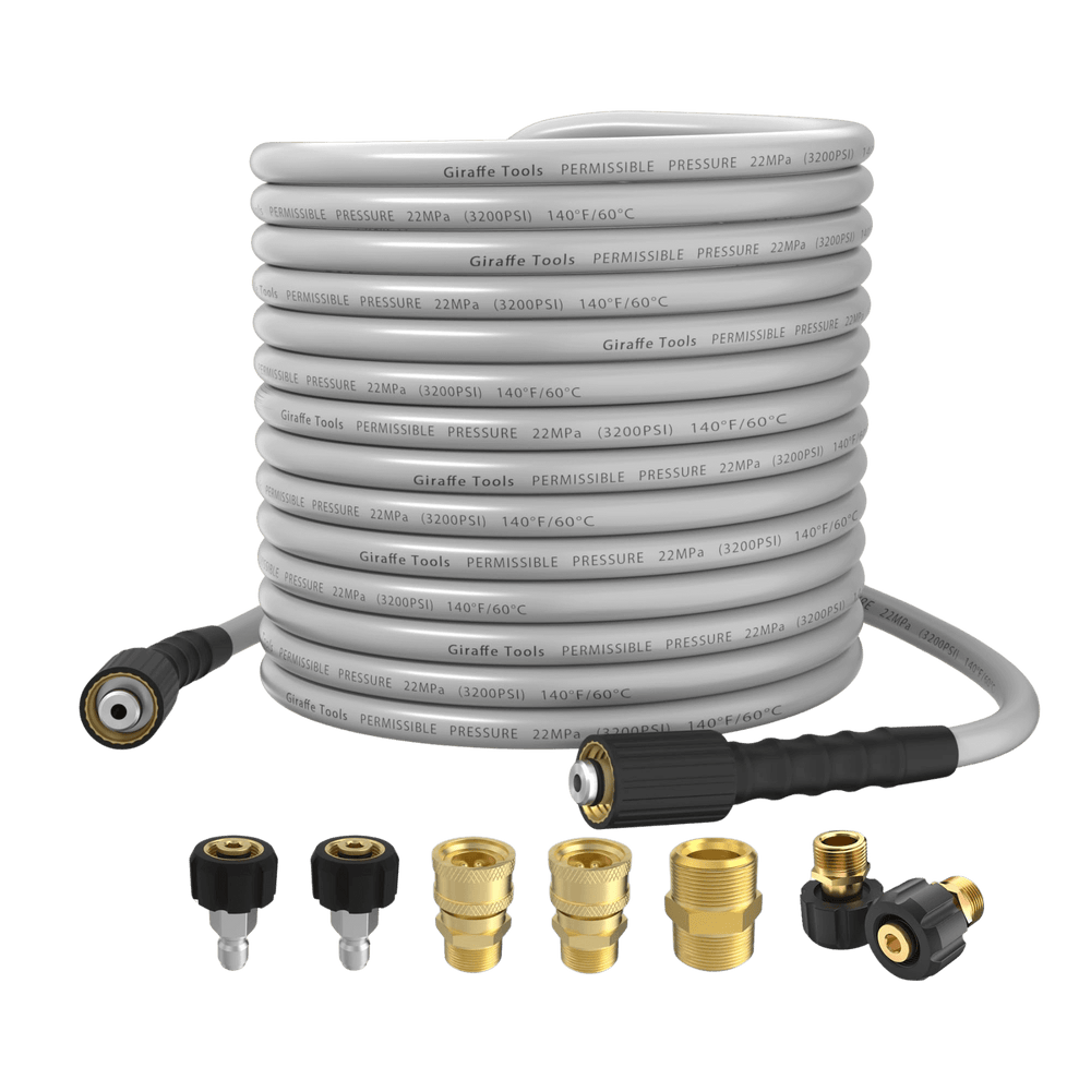 Giraffe Tools Super Flexible Power Washer Hose - New