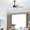 52 Inches Ceiling Fan with Remote Control-Oak - Gallery View 1 of 10