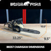 BigBear Power BB357 Electric Chainsaw Kit 16" Dual Speed 4Ah 20V New