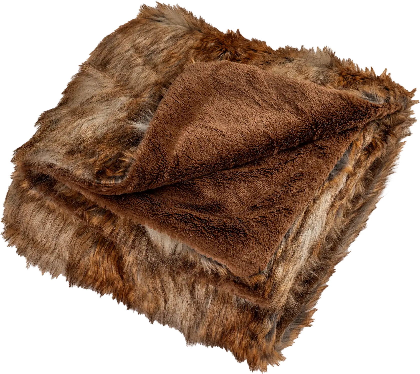 Costway Luxury Faux Raccoon Fur Plush Bed Blanket 89252656 New