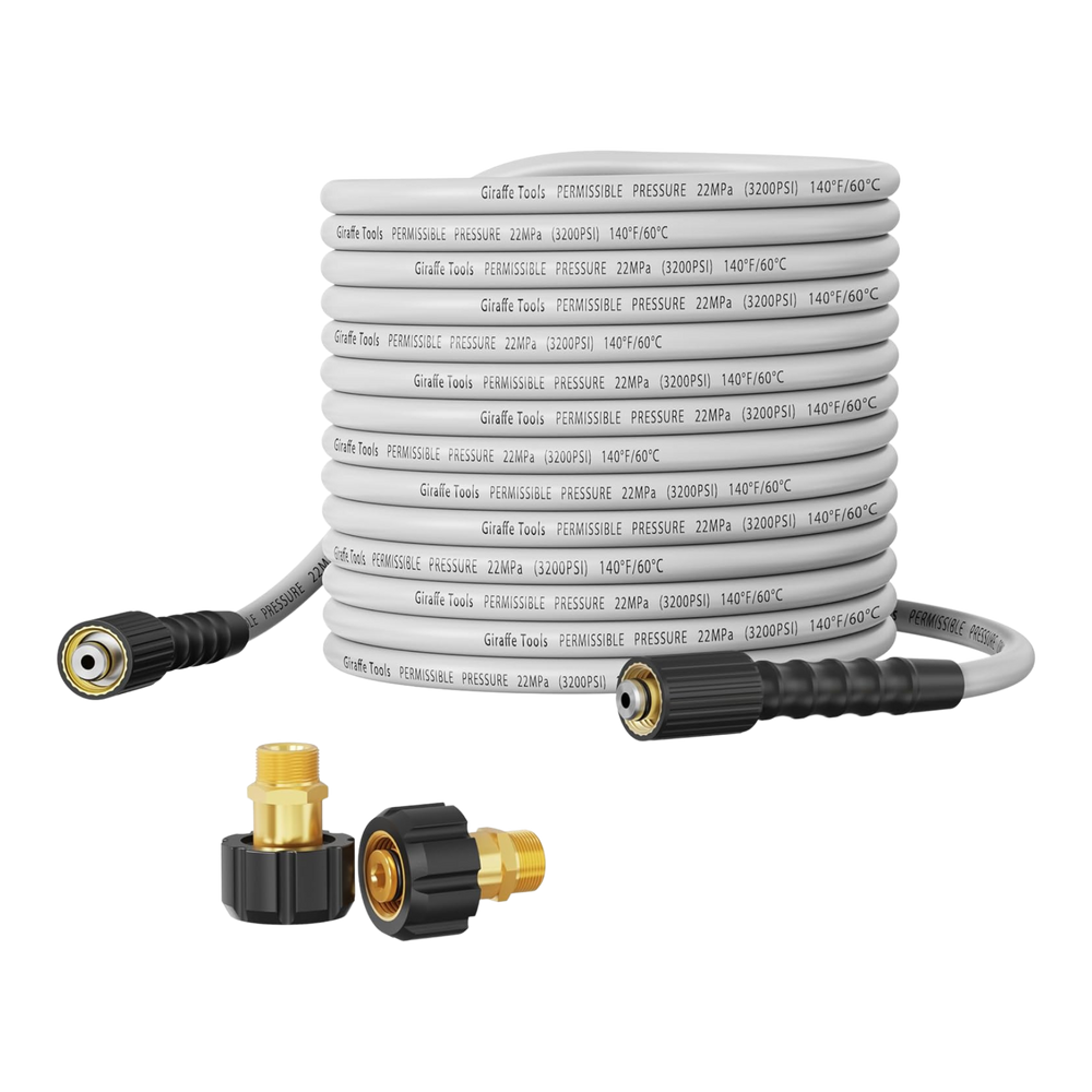 Giraffe Tools Super Flexible Power Washer Hose - New