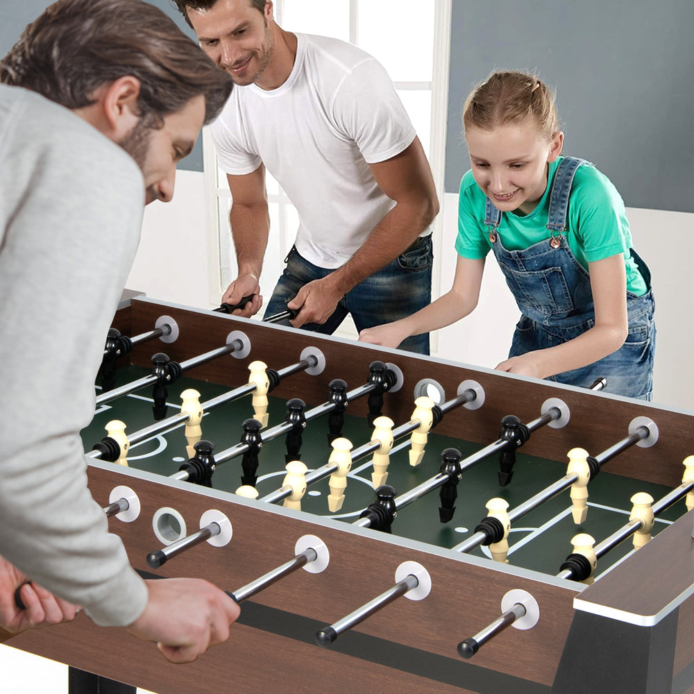 Costway Foosball Soccer Table 54-inch Indoor Competition Game New