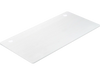 55" x 28" universal tabletop in natural finish, featuring dual cable holes for efficient workstation setup.